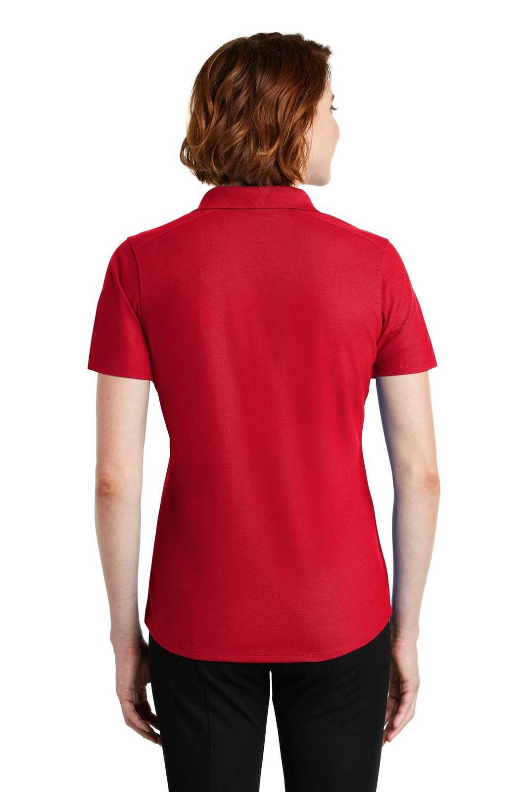 Port Authority LK600 Ladies Ezperformance Pique Polo - Apple Red - HIT a Double - 2
