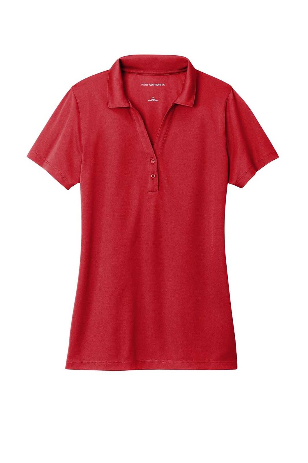 Port Authority LK863 Ladies C-Free Performance Polo - Rich Red - HIT a Double - 2
