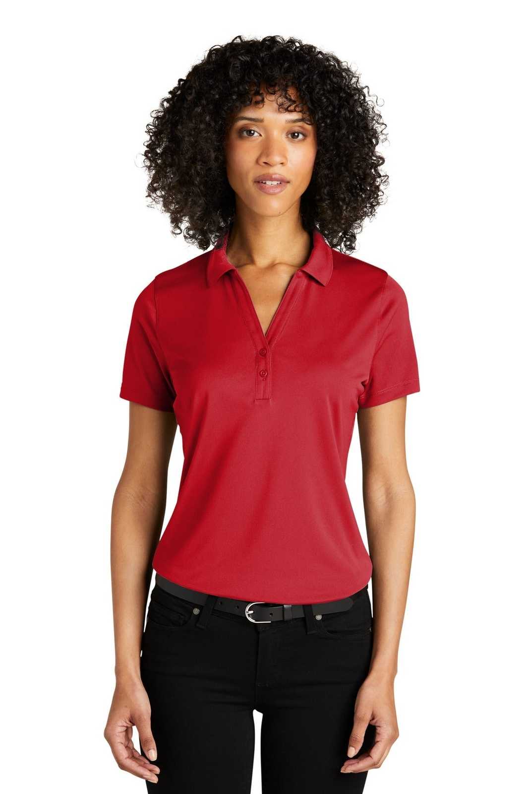 Port Authority LK863 Ladies C-Free Performance Polo - Rich Red - HIT a Double - 1