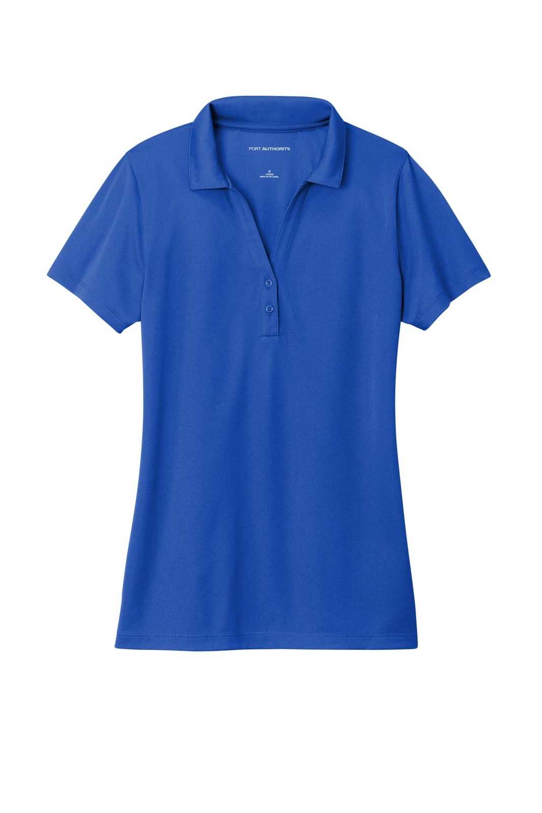Port Authority LK863 Ladies C-Free Performance Polo - True Royal - HIT a Double - 2