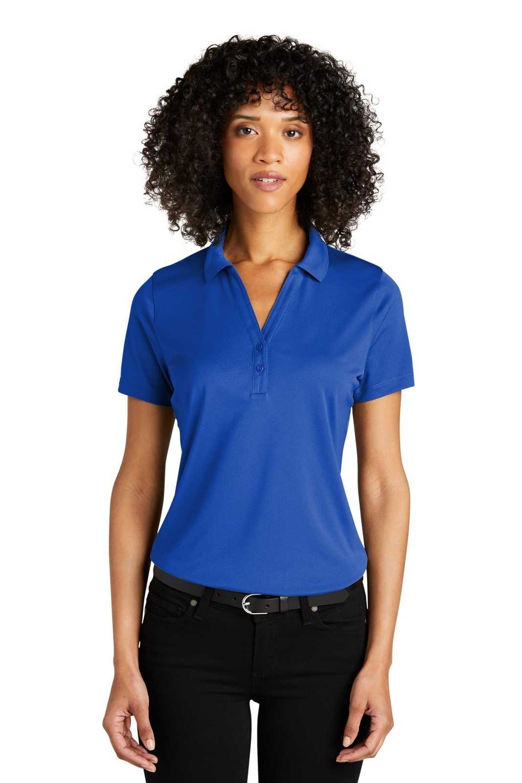 Port Authority LK863 Ladies C-Free Performance Polo - True Royal - HIT a Double - 1