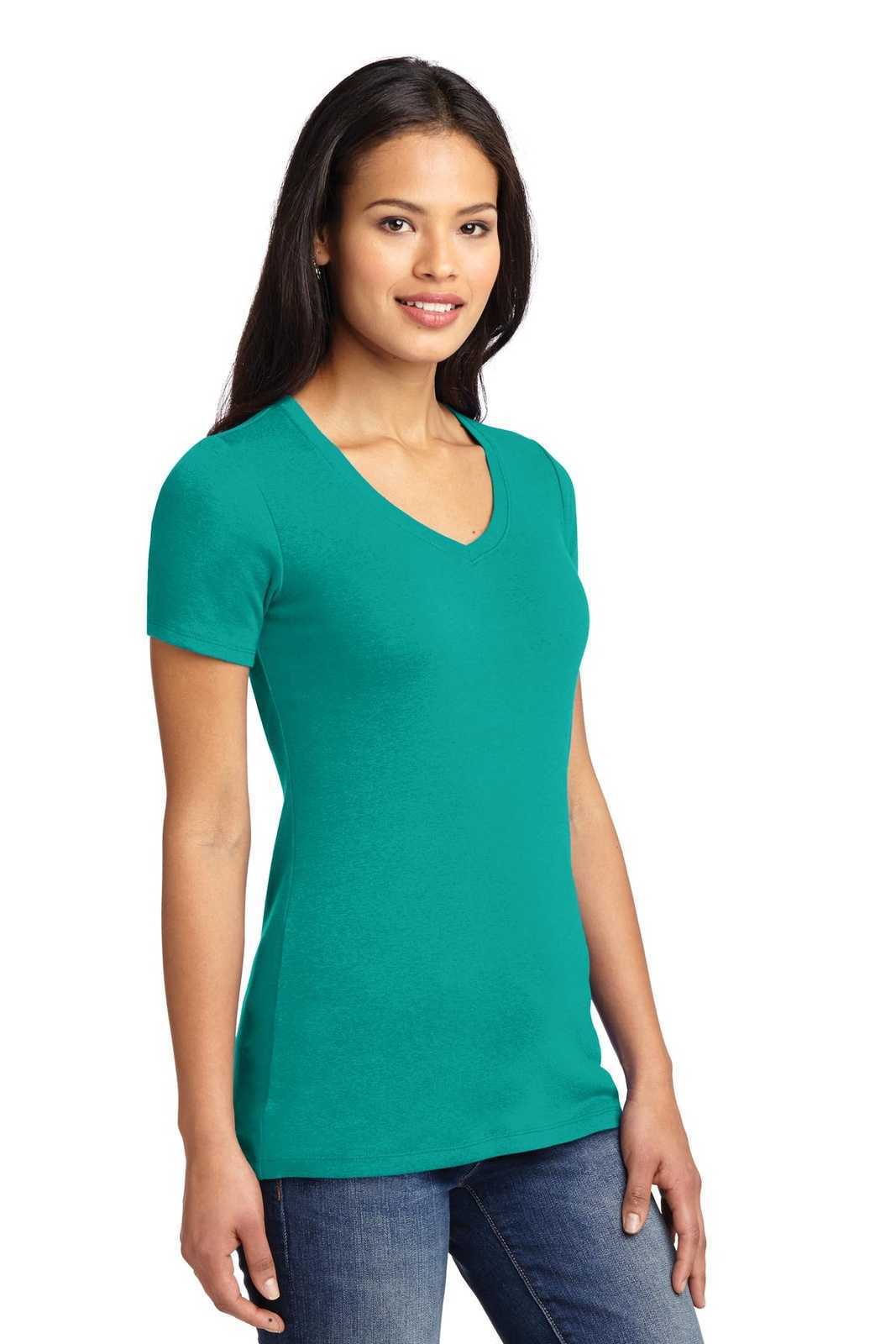 Port Authority LM1005 Ladies Concept Stretch V-Neck Tee - Deep Jade Green - HIT a Double - 4
