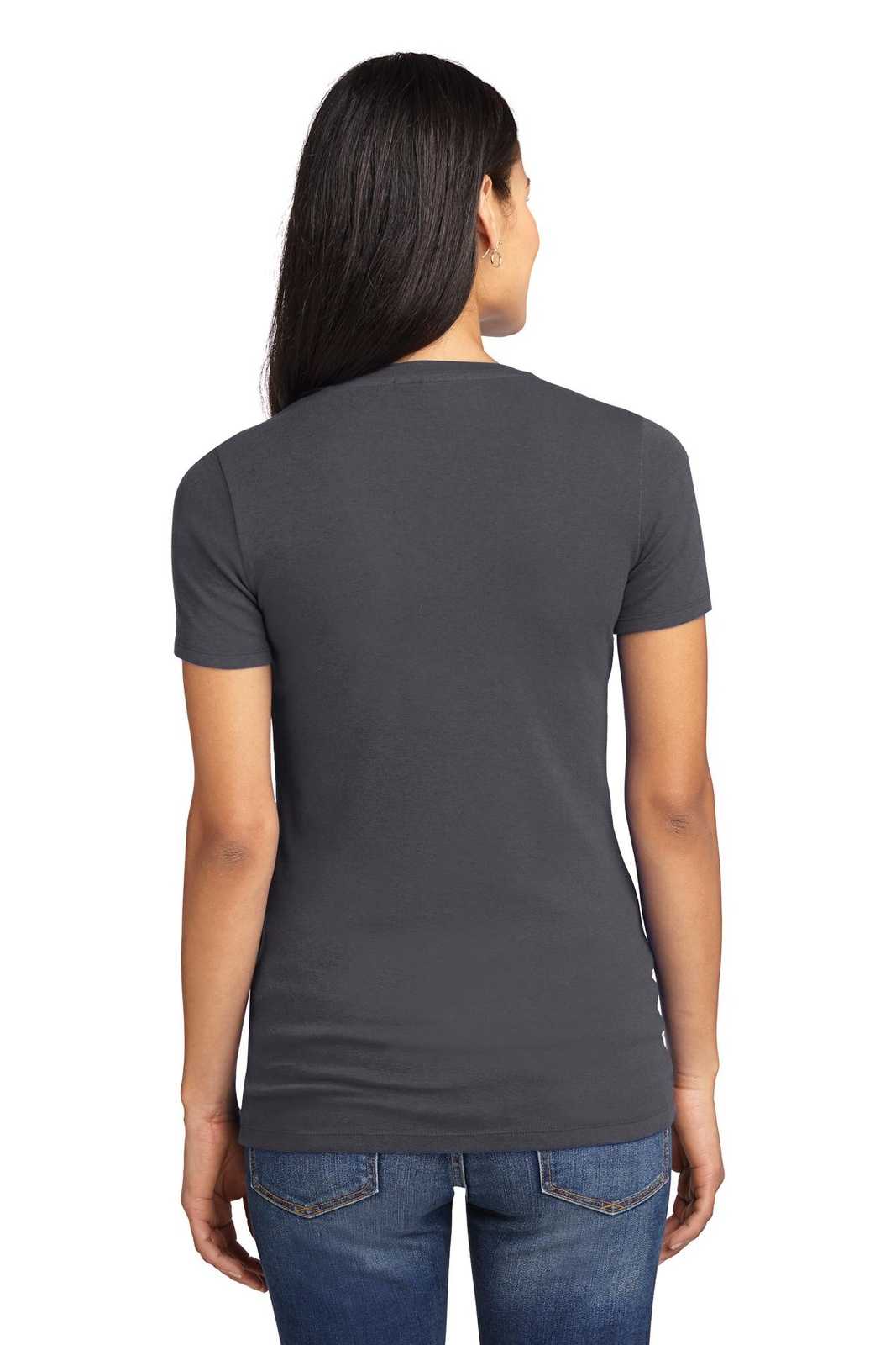 Port Authority LM1005 Ladies Concept Stretch V-Neck Tee - Gray Smoke - HIT a Double - 2