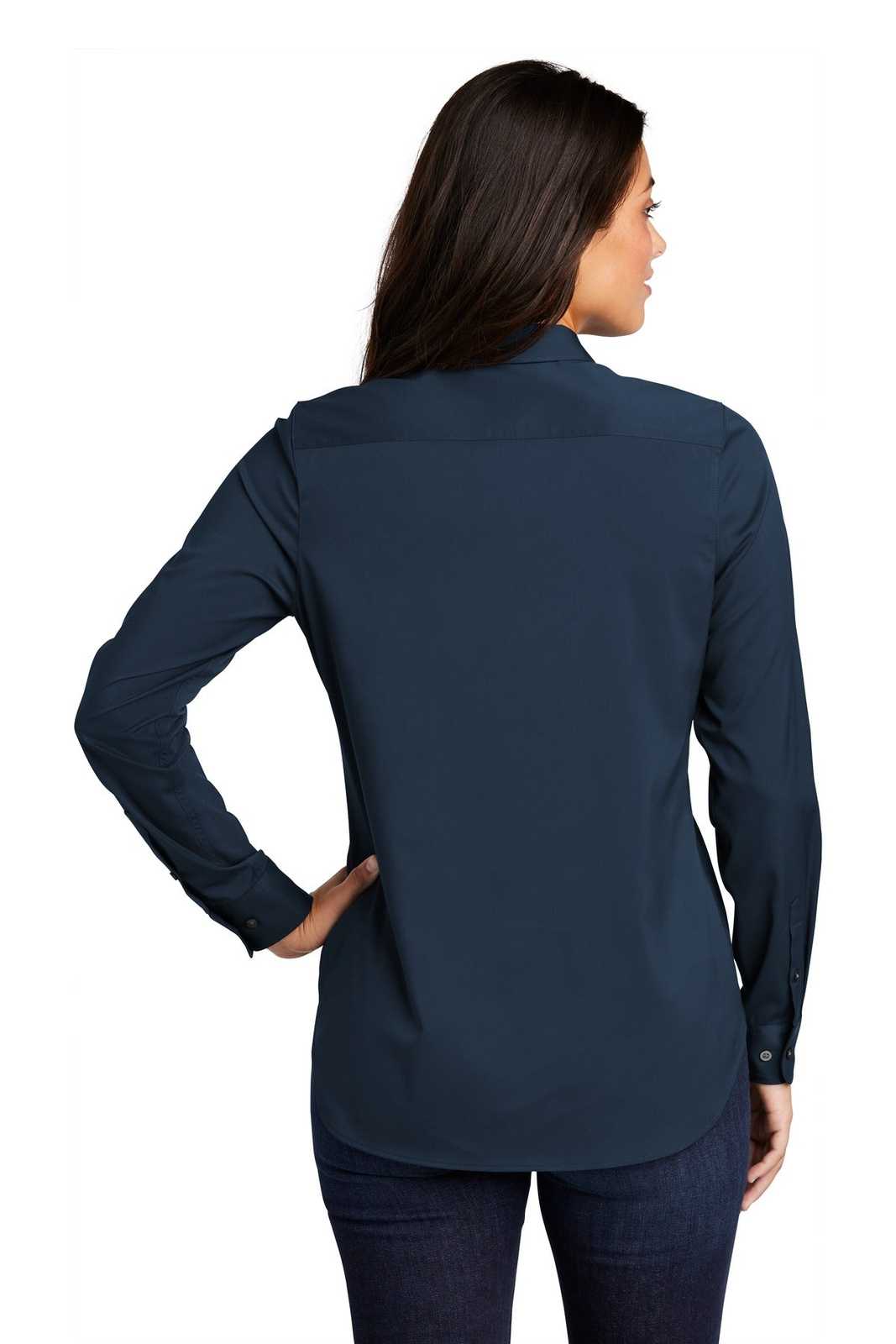 Port Authority LW680 Ladies City Stretch Tunic - River Blue Navy - HIT a Double - 2