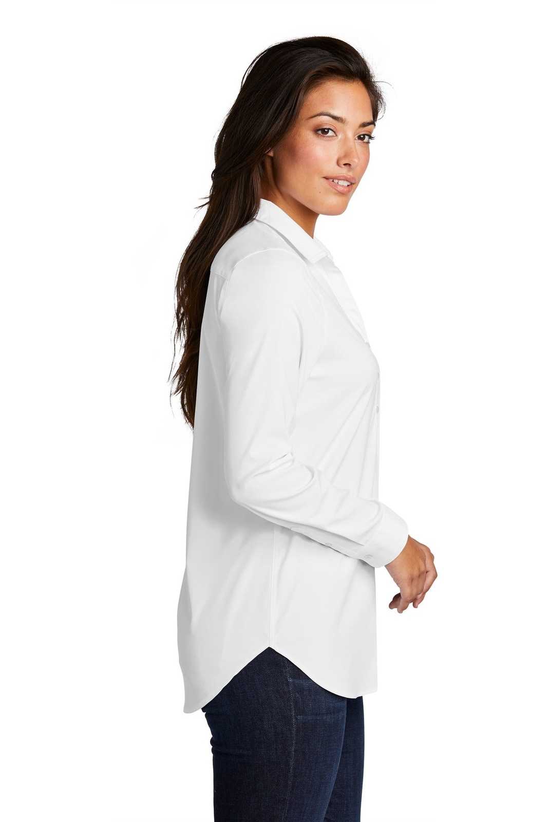 Port Authority LW680 Ladies City Stretch Tunic - White - HIT a Double - 3