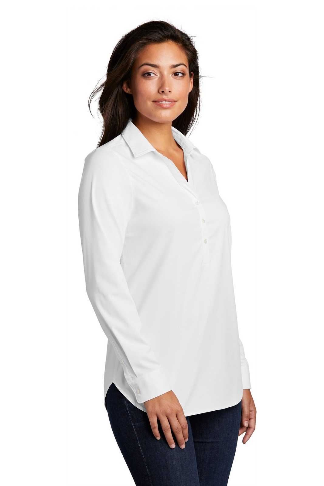 Port Authority LW680 Ladies City Stretch Tunic - White - HIT a Double - 4