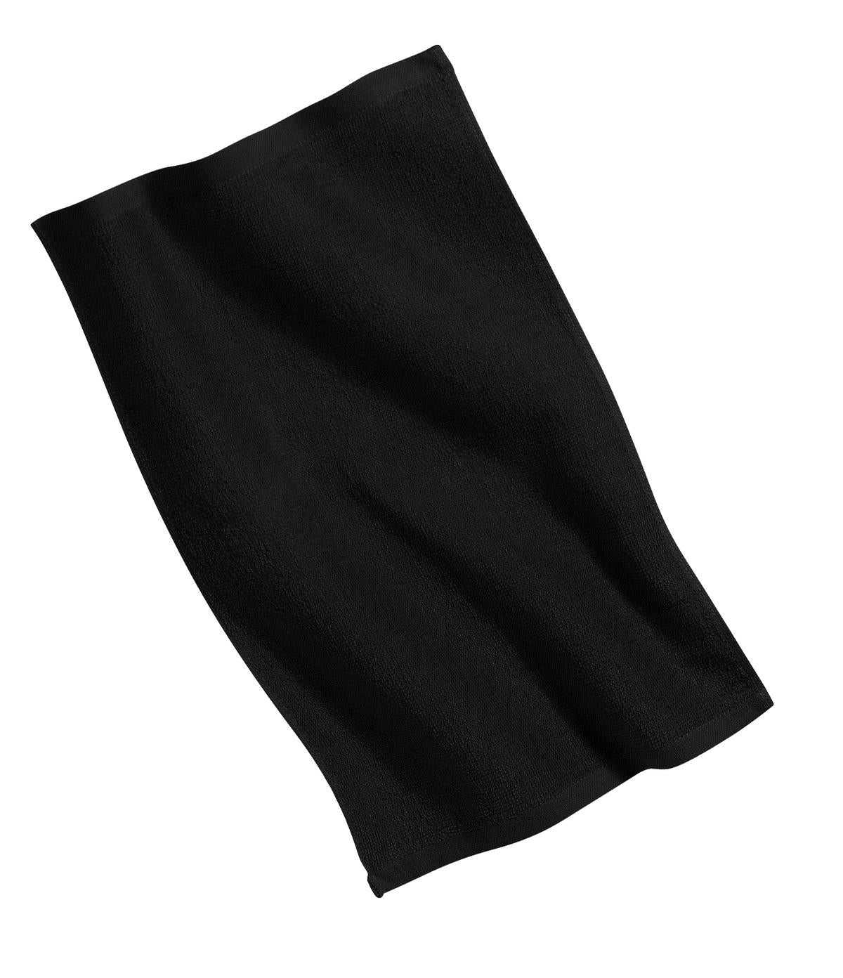 Port Authority PT38 Rally Towel - Black - HIT a Double - 1