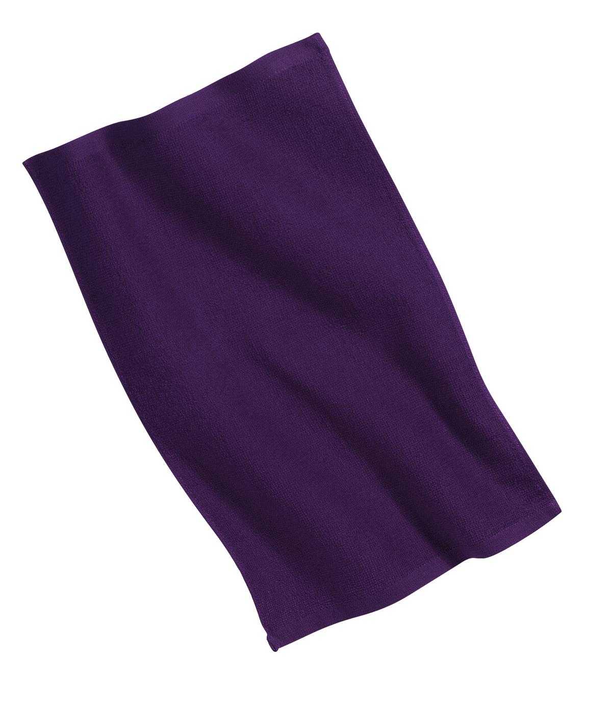 Port Authority PT38 Rally Towel - Purple - HIT a Double - 1