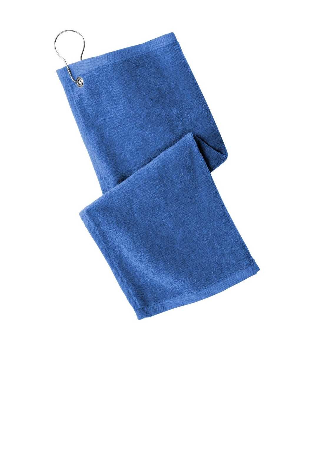 Port Authority PT400 Grommeted Hemmed Towel - Royal - HIT a Double - 1