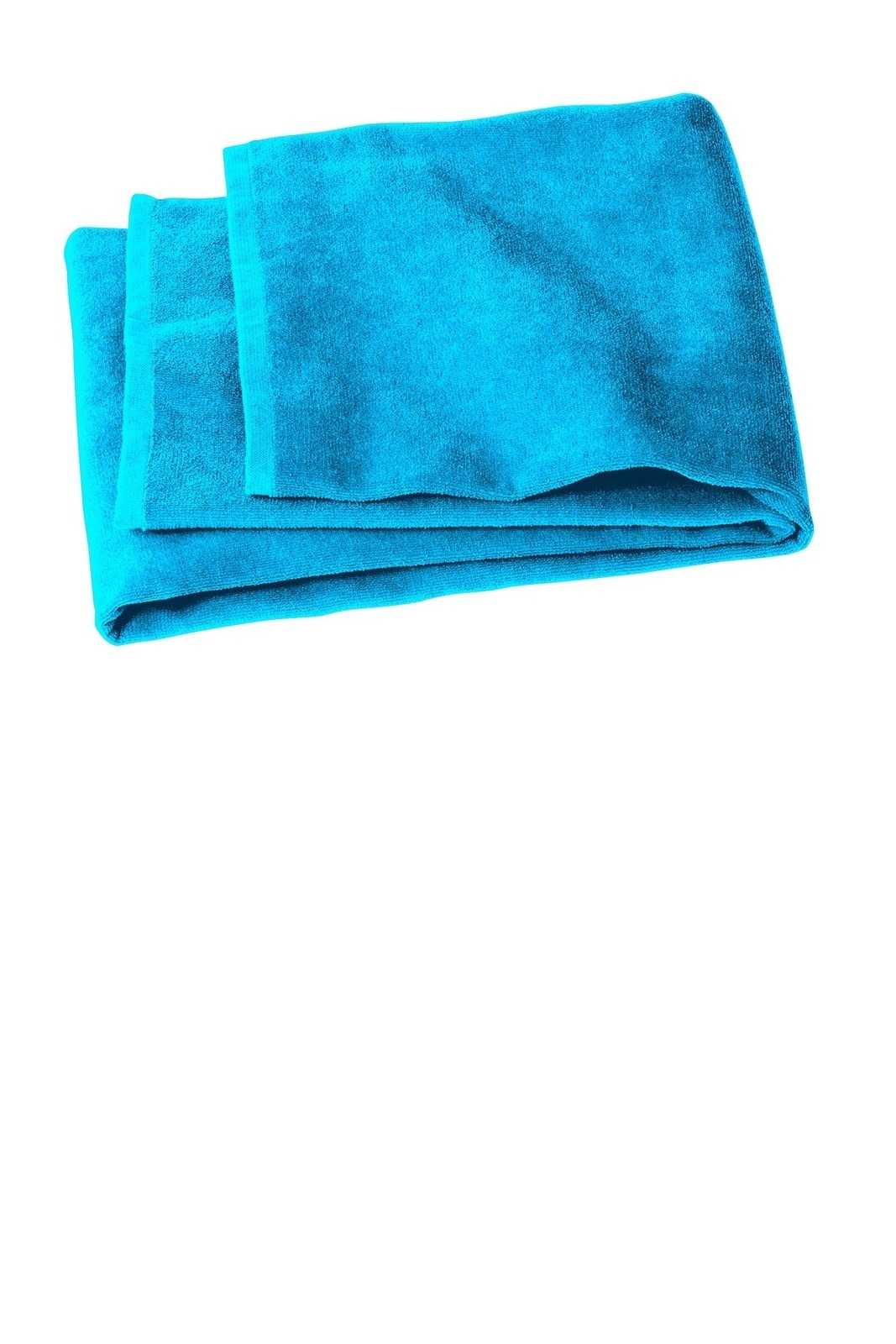 Port Authority PT44 Value Beach Towel - Turquoise - HIT a Double - 1