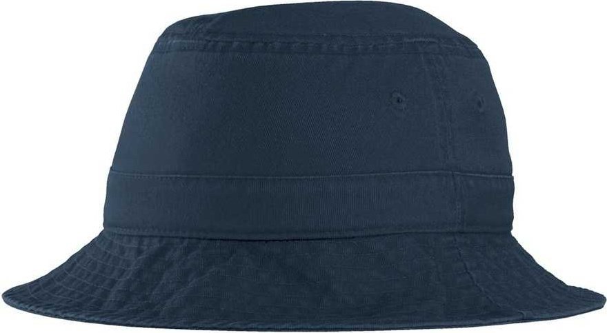 Port Authority PWSH2 Bucket Hat - Navy - HIT a Double - 1