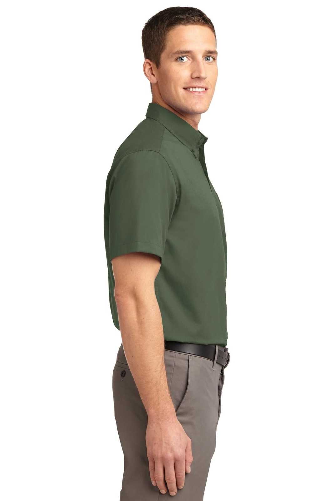 Port Authority S508 Short Sleeve Easy Care Shirt - Clover Green - HIT a Double - 3