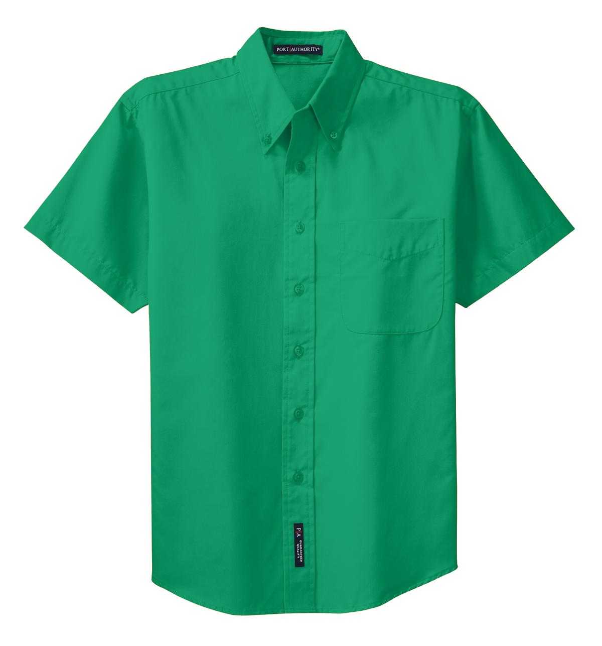 Port Authority S508 Short Sleeve Easy Care Shirt - Court Green - HIT a Double - 5