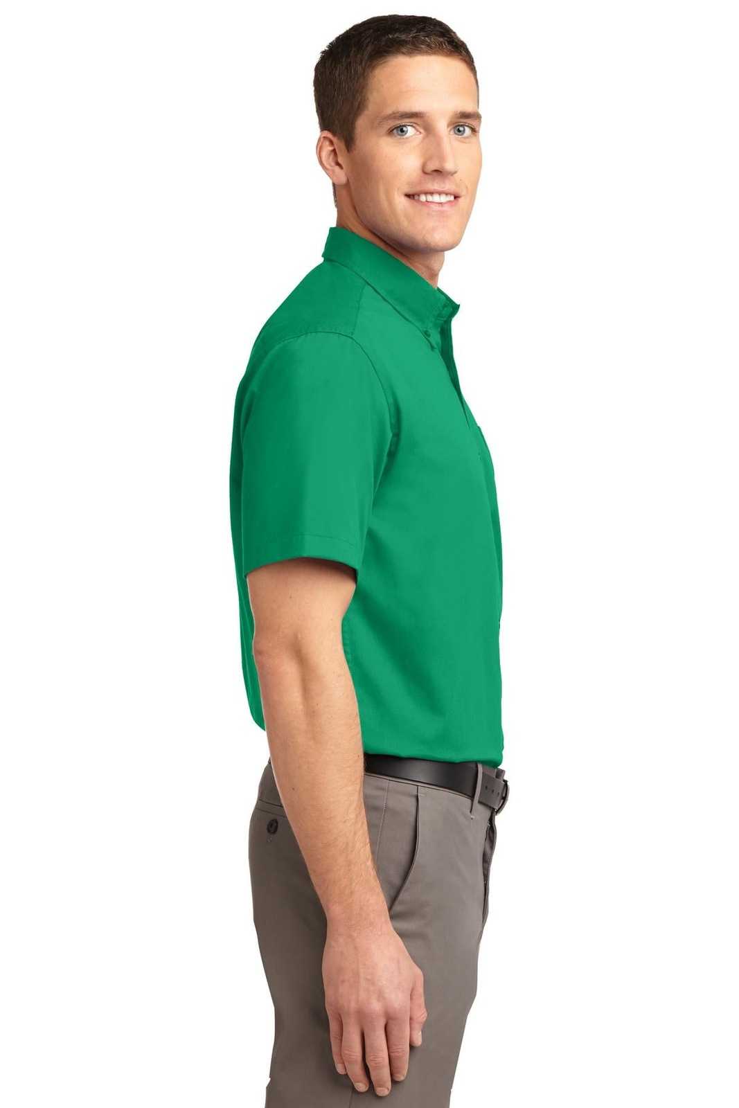 Port Authority S508 Short Sleeve Easy Care Shirt - Court Green - HIT a Double - 3