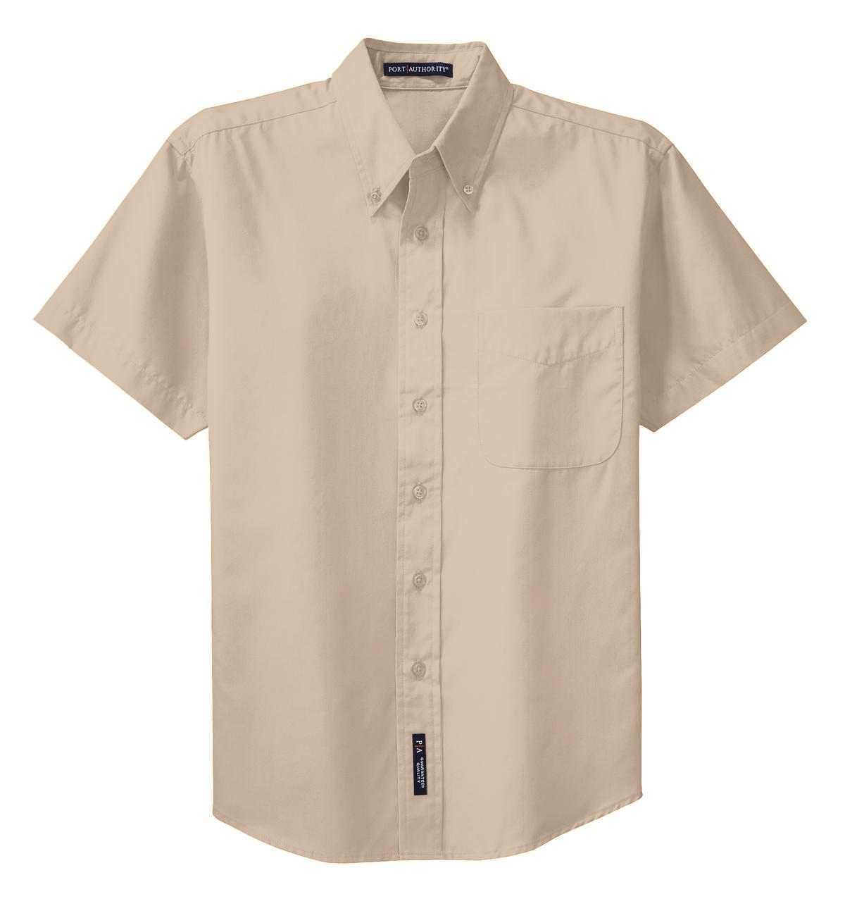 Port Authority S508 Short Sleeve Easy Care Shirt - Stone - HIT a Double - 5
