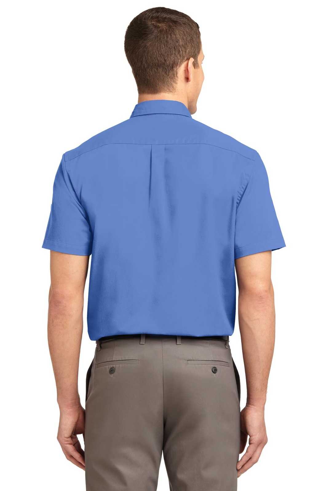 Port Authority S508 Short Sleeve Easy Care Shirt - Ultramarine Blue - HIT a Double - 2