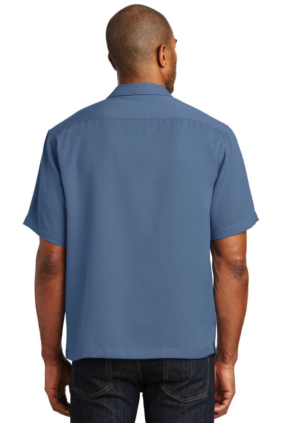 Port Authority S535 Easy Care Camp Shirt - Blue - HIT a Double - 2