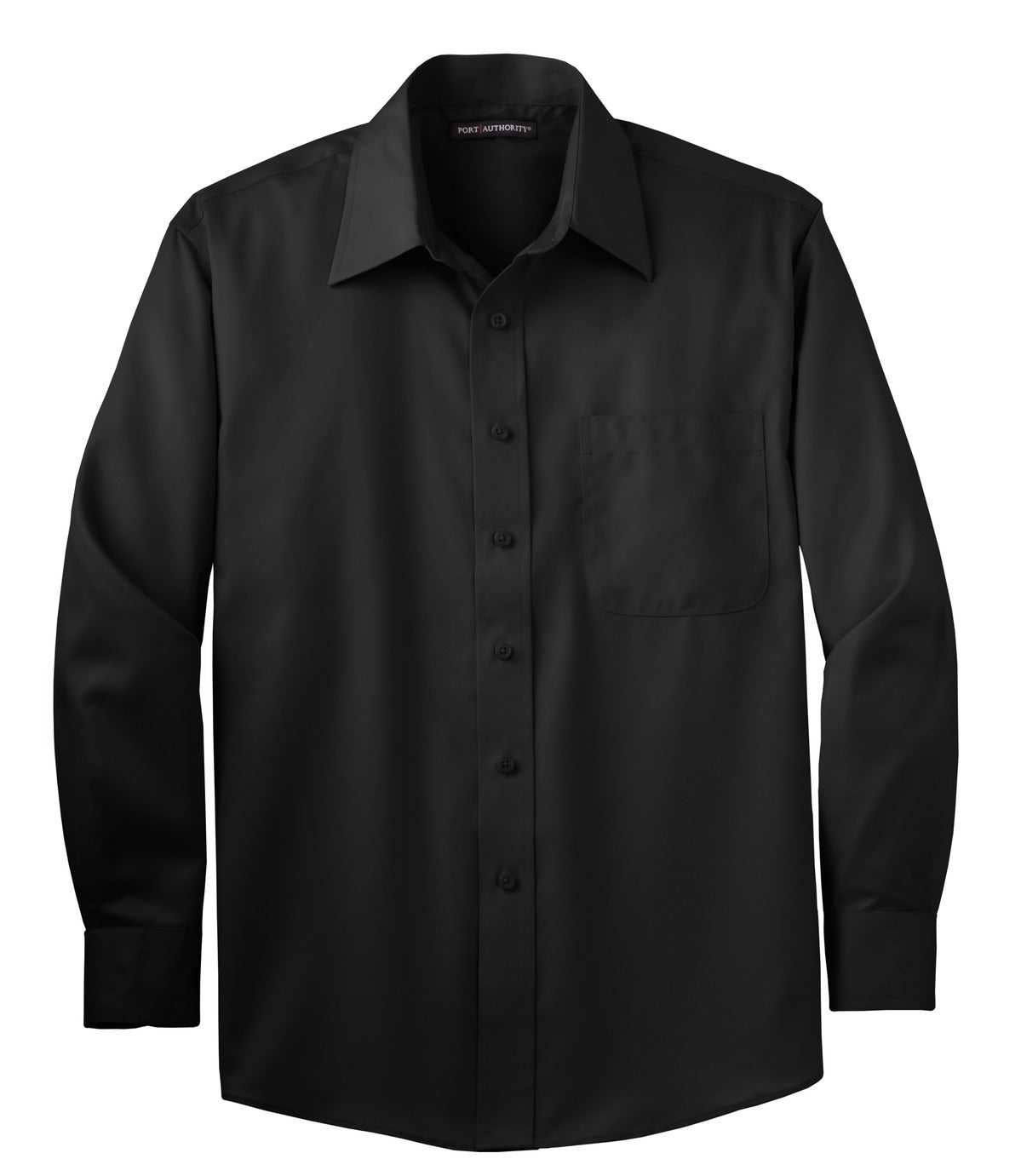 Port Authority S638 Non-Iron Twill Shirt - Black - HIT a Double - 2