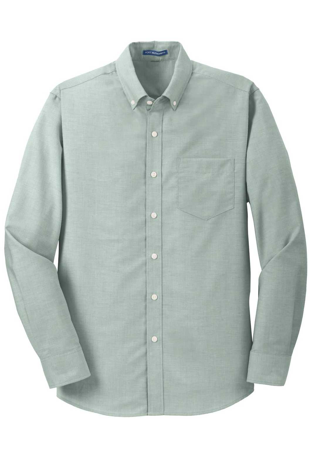 Port Authority S658 Superpro Oxford Shirt - Green - HIT a Double - 5