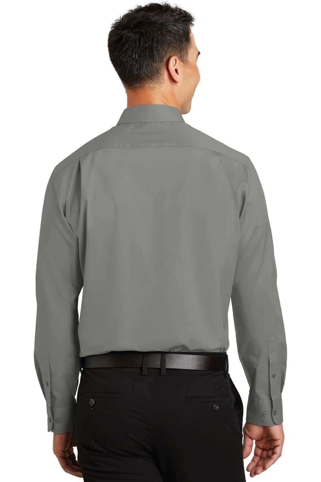 Port Authority S663 SuperPro Twill Shirt - Monument Gray - HIT a Double - 2