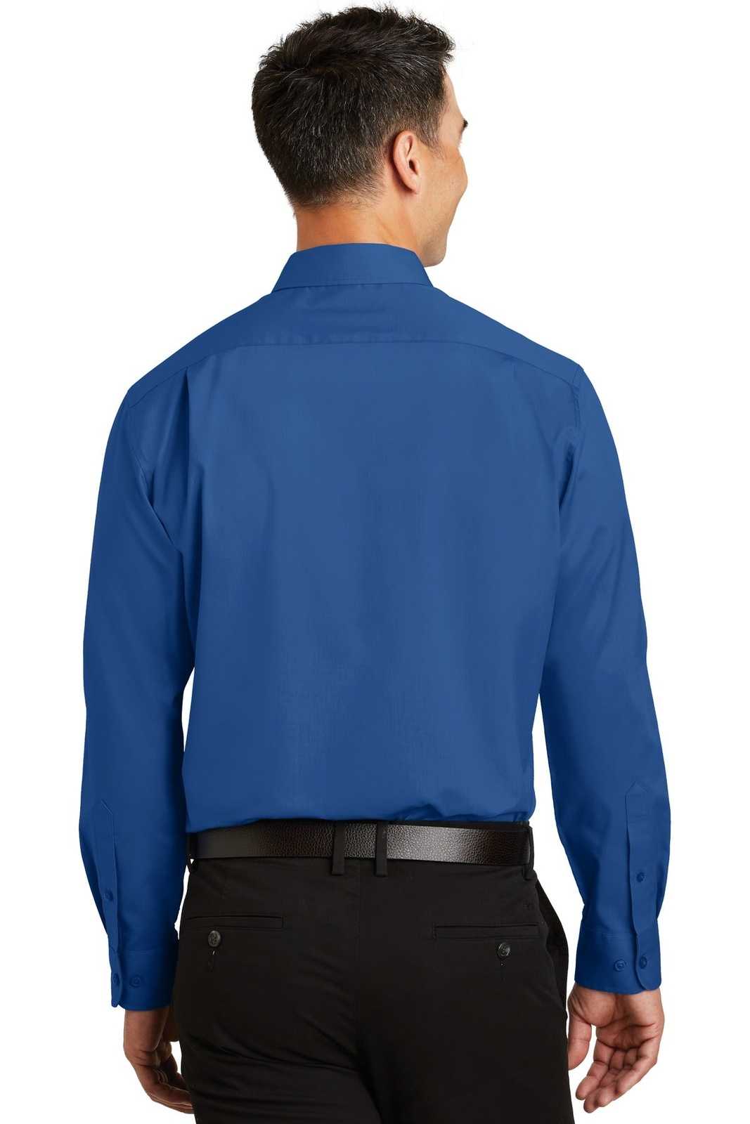 Port Authority S663 Superpro Twill Shirt - True Blue - HIT a Double - 2