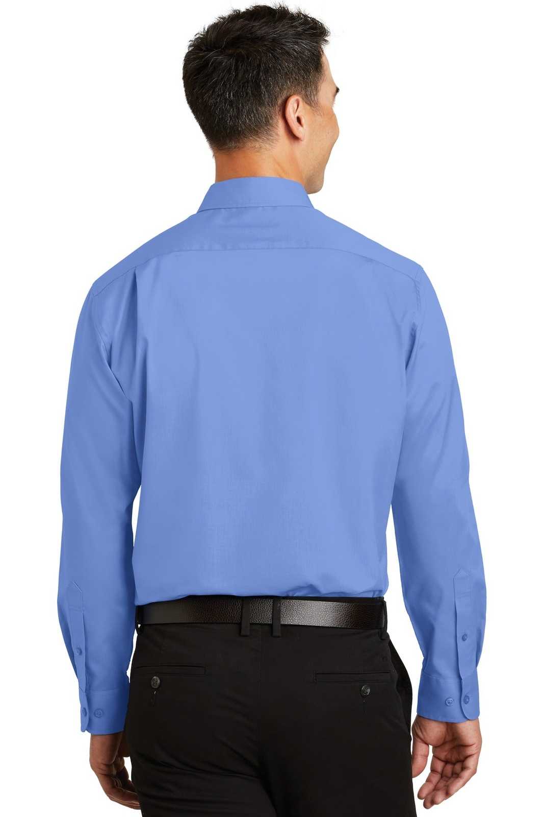 Port Authority S663 Superpro Twill Shirt - Ultramarine Blue - HIT a Double - 2