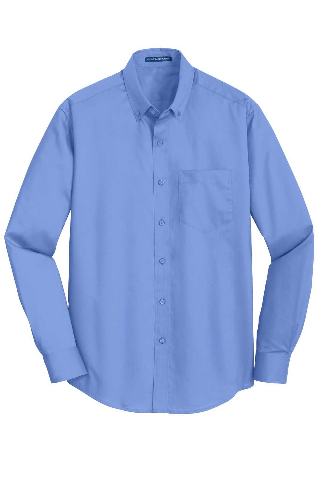 Port Authority S663 Superpro Twill Shirt - Ultramarine Blue - HIT a Double - 5
