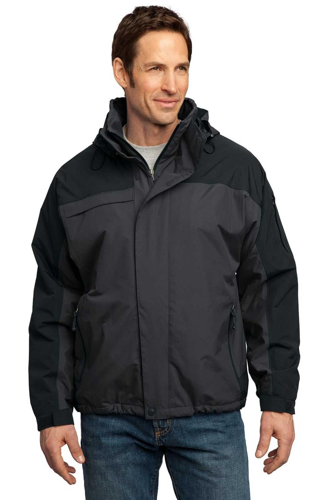 Port Authority TLJ792 Tall Nootka Jacket - Graphite Black - HIT a Double - 1