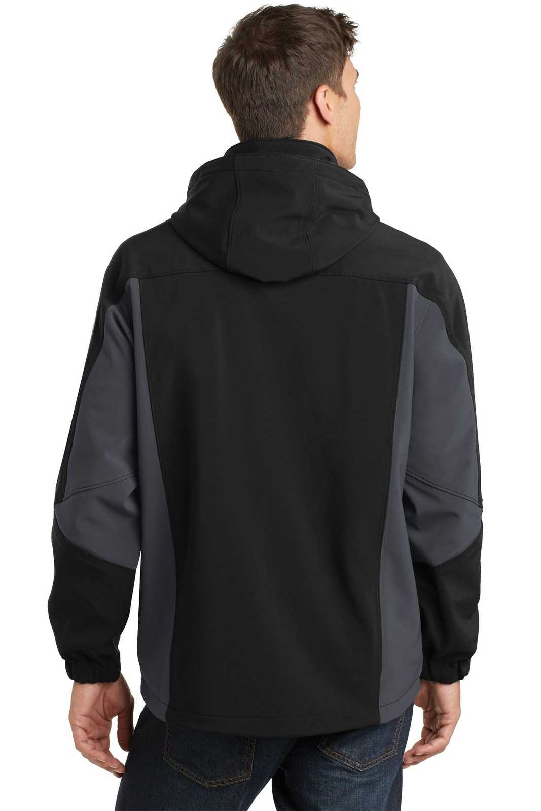 Port Authority TLJ798 Tall Waterproof Soft Shell Jacket - Black Graphite - HIT a Double - 2