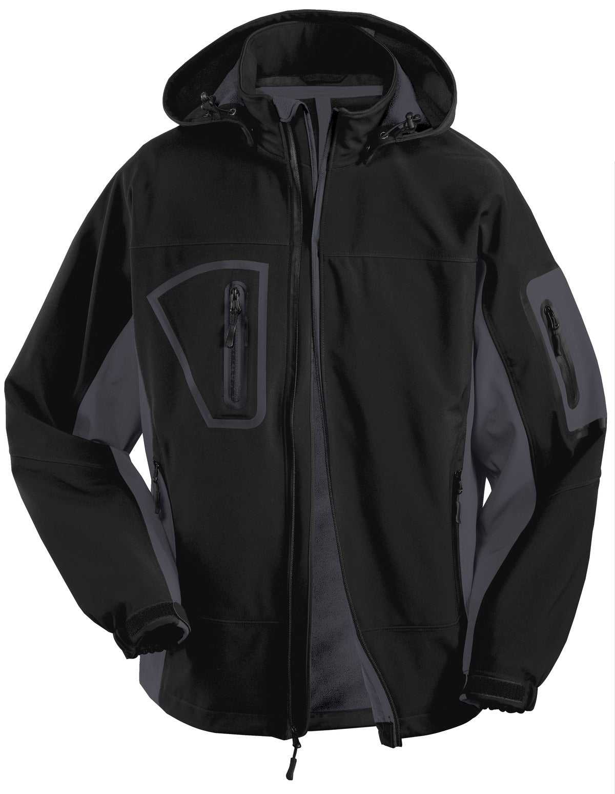 Port Authority TLJ798 Tall Waterproof Soft Shell Jacket - Black Graphite - HIT a Double - 5