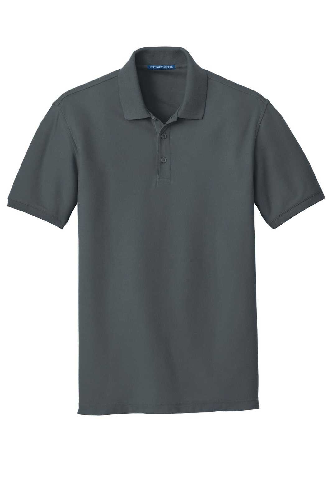Port Authority TLK100 Tall Core Classic Pique Polo - Graphite - HIT a Double - 5