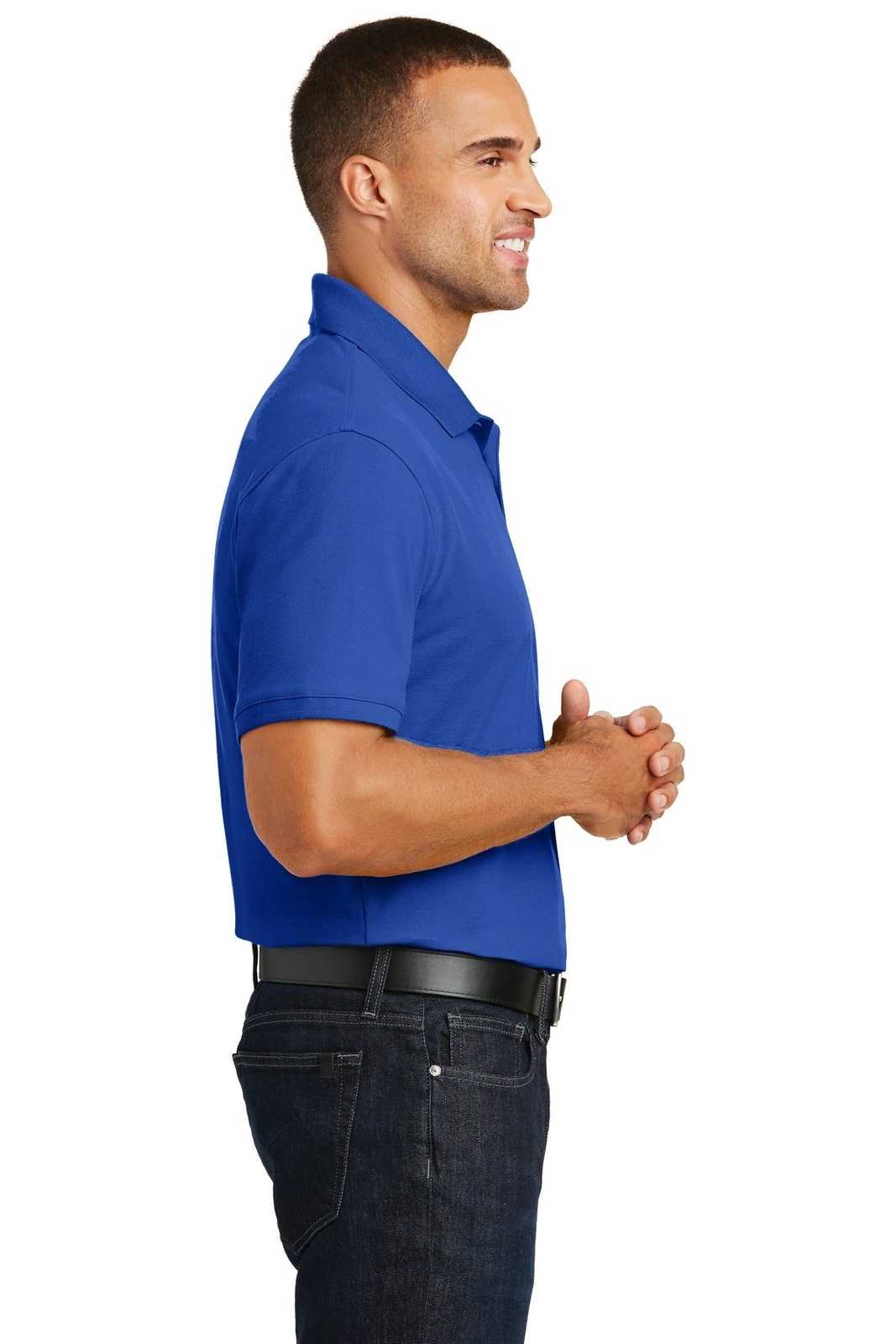 Port Authority TLK100 Tall Core Classic Pique Polo - True Royal - HIT a Double - 3