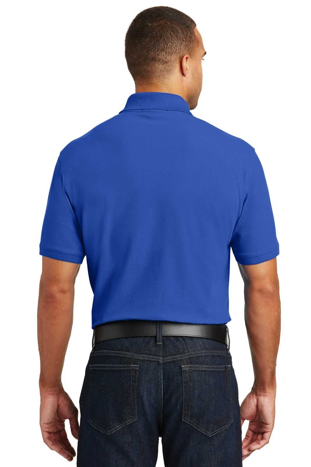 Port Authority TLK100 Tall Core Classic Pique Polo - True Royal - HIT a Double - 2