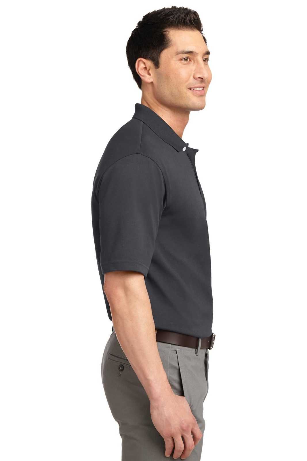 Port Authority TLK455 Tall Rapid Dry Polo - Charcoal - HIT a Double - 3