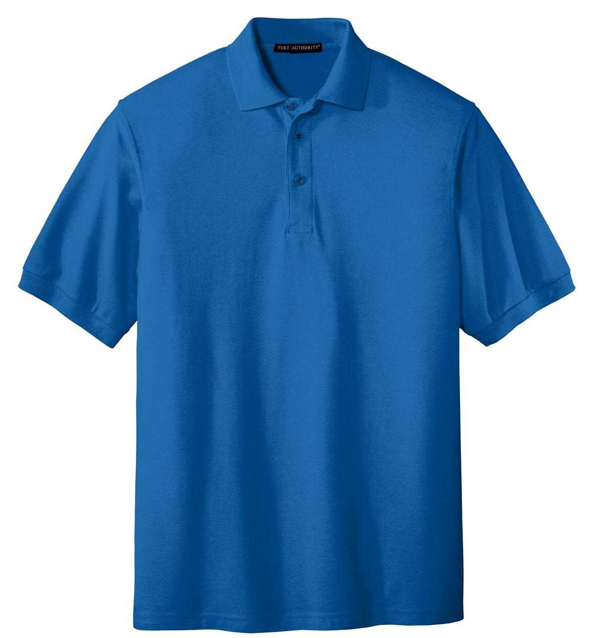 Port Authority TLK500 Tall Silk Touch Polo - Strong Blue - HIT a Double - 5