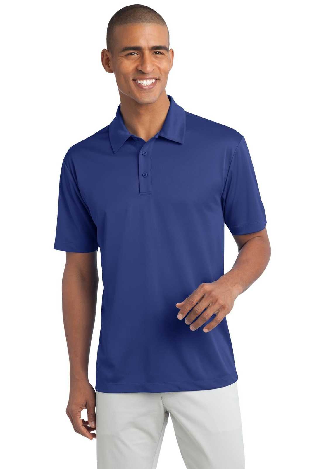 Port Authority TLK540 Tall Silk Touch Performance Polo - Royal - HIT a Double - 1