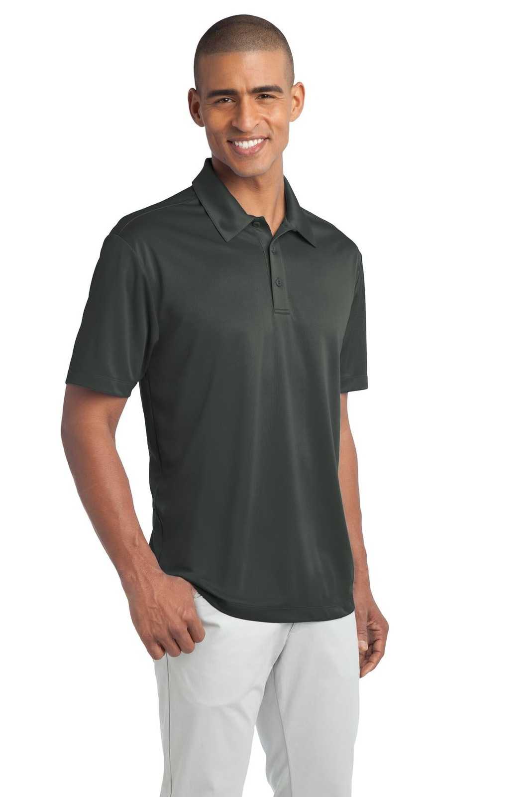Port Authority TLK540 Tall Silk Touch Performance Polo - Steel Gray - HIT a Double - 4