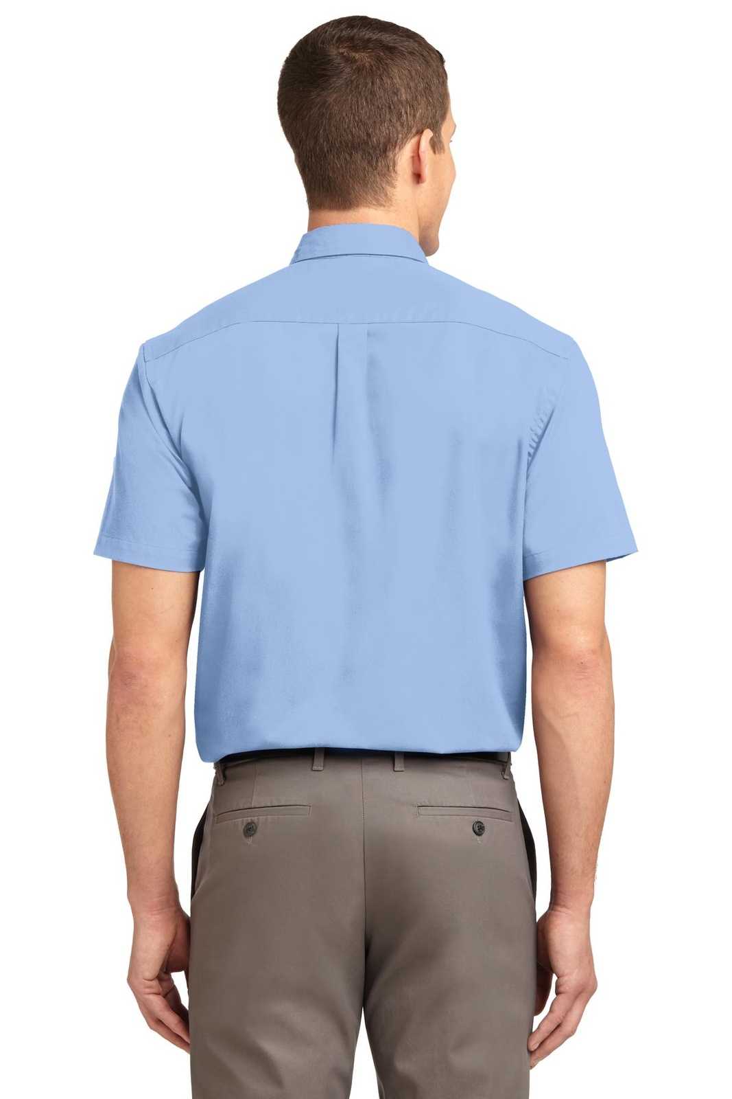 Port Authority TLS508 Tall Short Sleeve Easy Care Shirt - Light Blue Light Stone - HIT a Double - 2