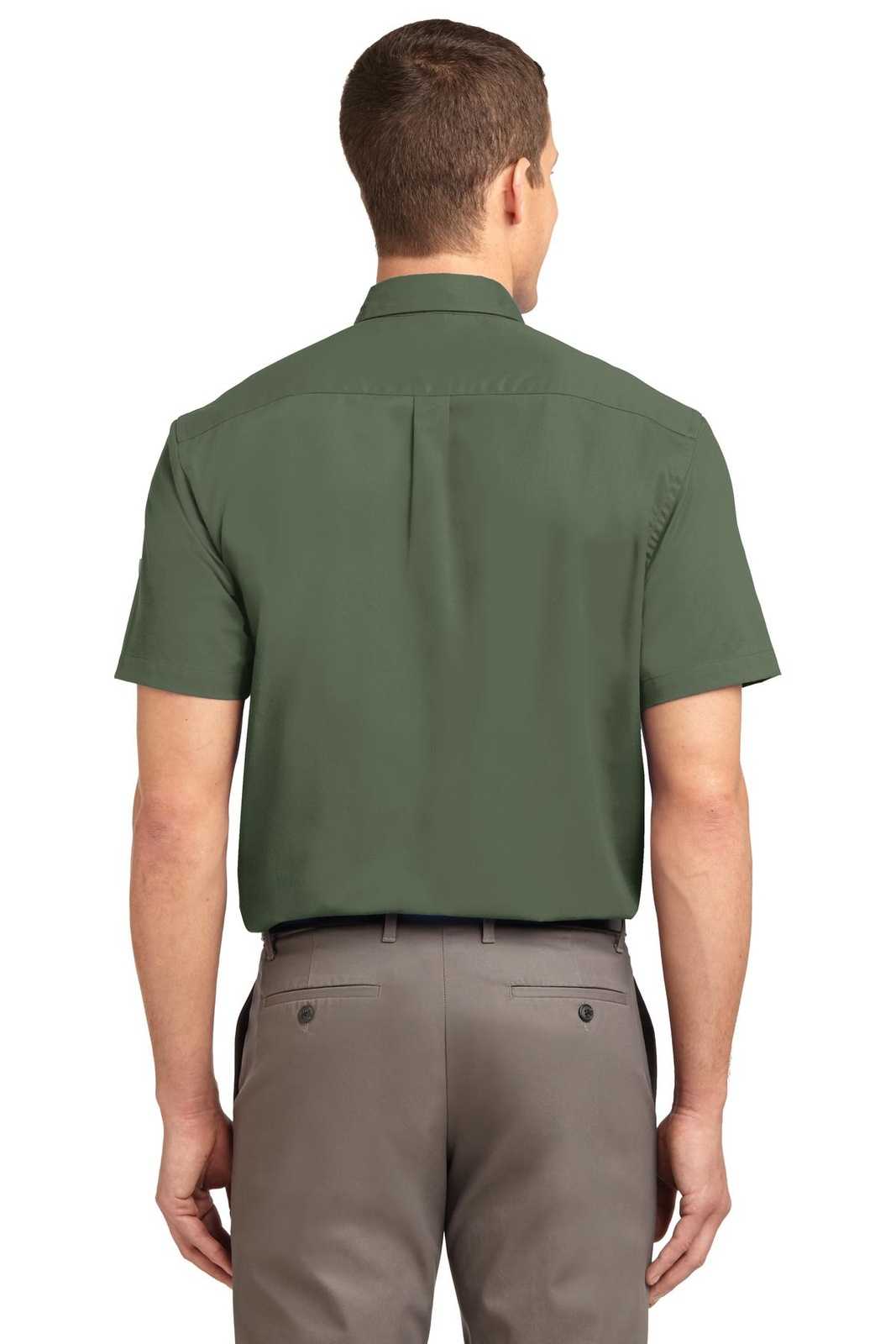 Port Authority TLS508 Tall Short Sleeve Easy Care Shirt - Clover Green - HIT a Double - 2