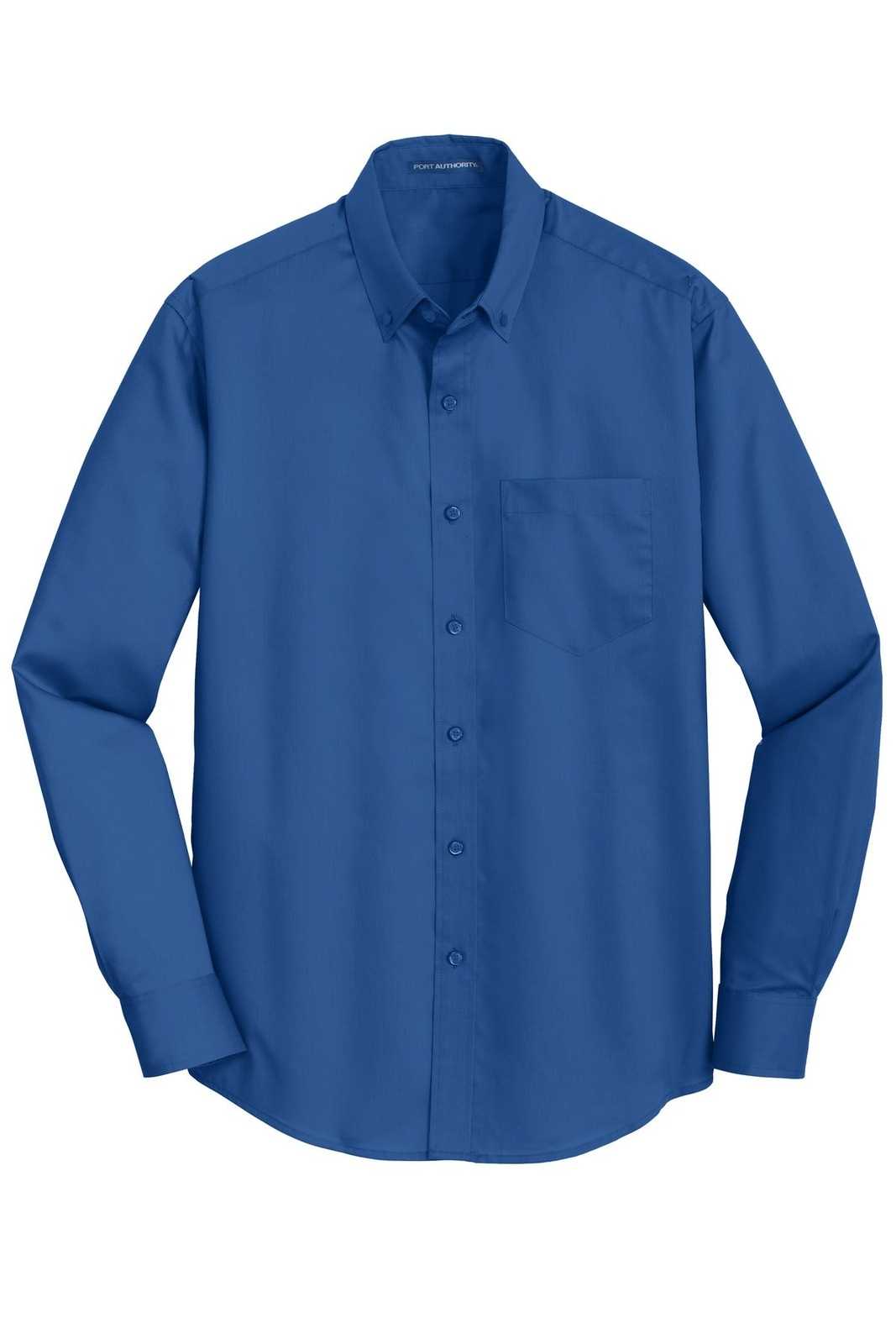 Port Authority TS663 Tall Superpro Twill Shirt - True Blue - HIT a Double - 5