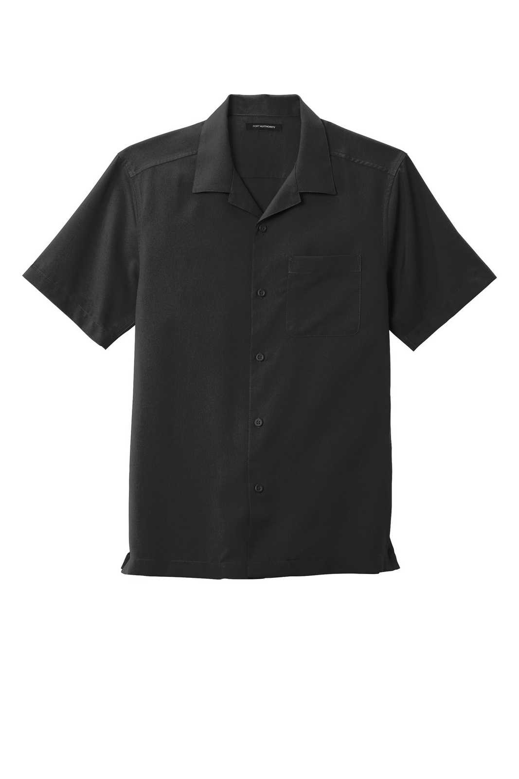 Port Authority W400 Short Sleeve Performance Staff Shirt - Black - HIT a Double - 5