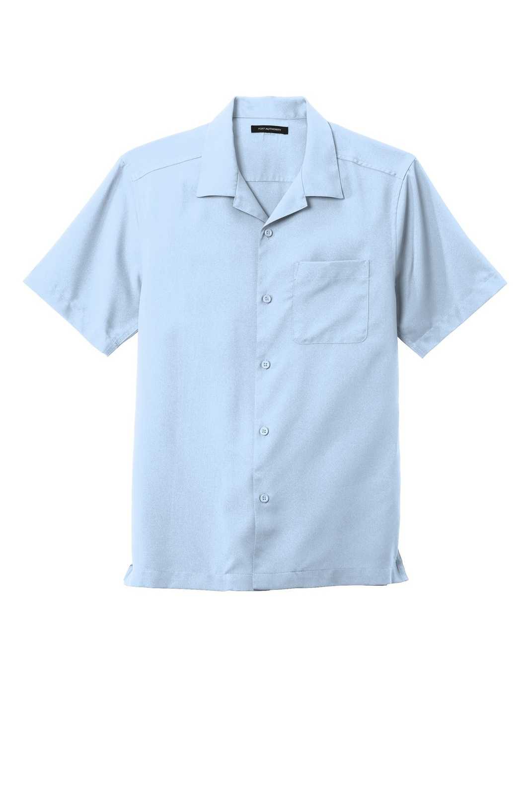 Port Authority W400 Short Sleeve Performance Staff Shirt - Cloud Blue - HIT a Double - 5