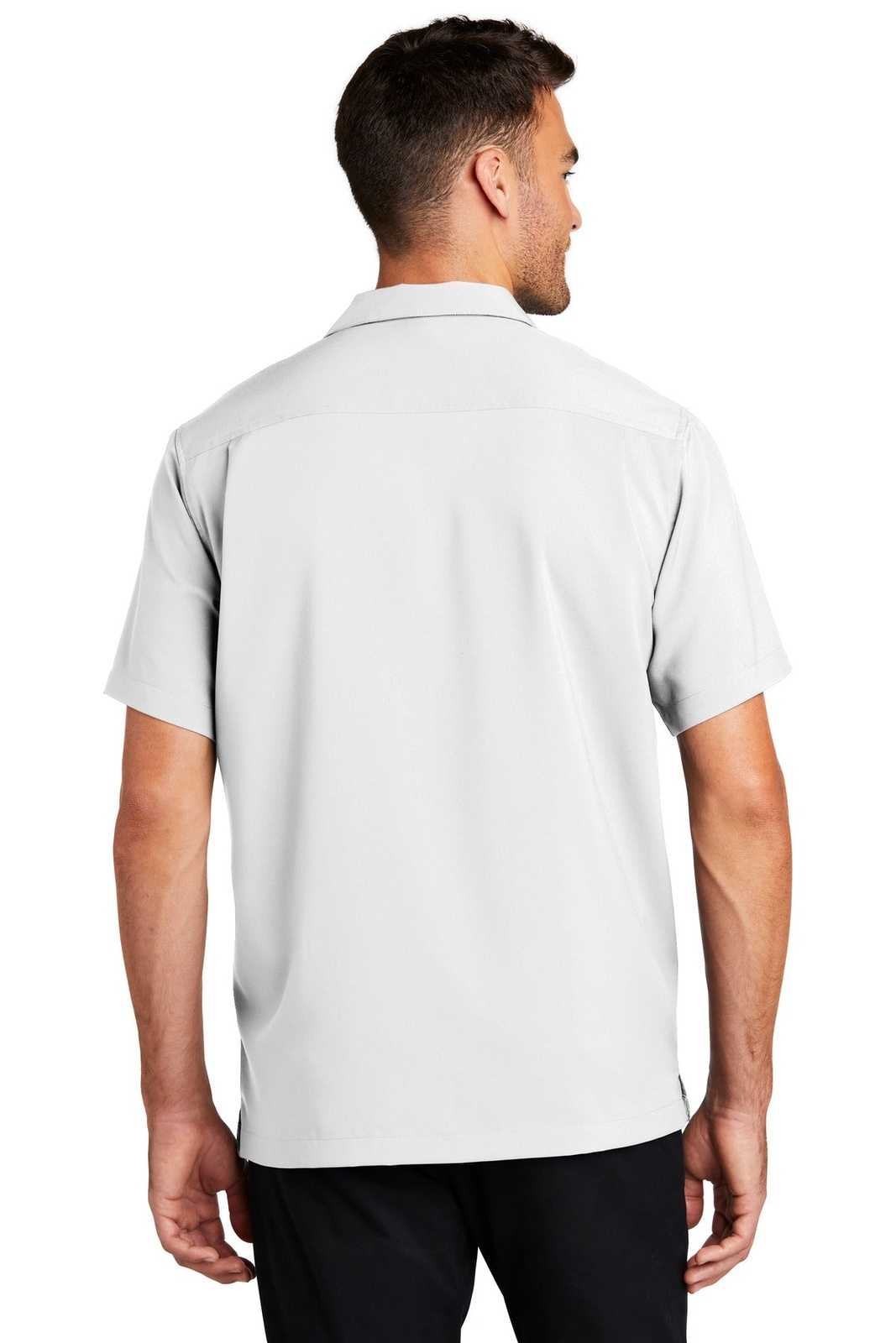 Port Authority W400 Short Sleeve Performance Staff Shirt - White - HIT a Double - 2