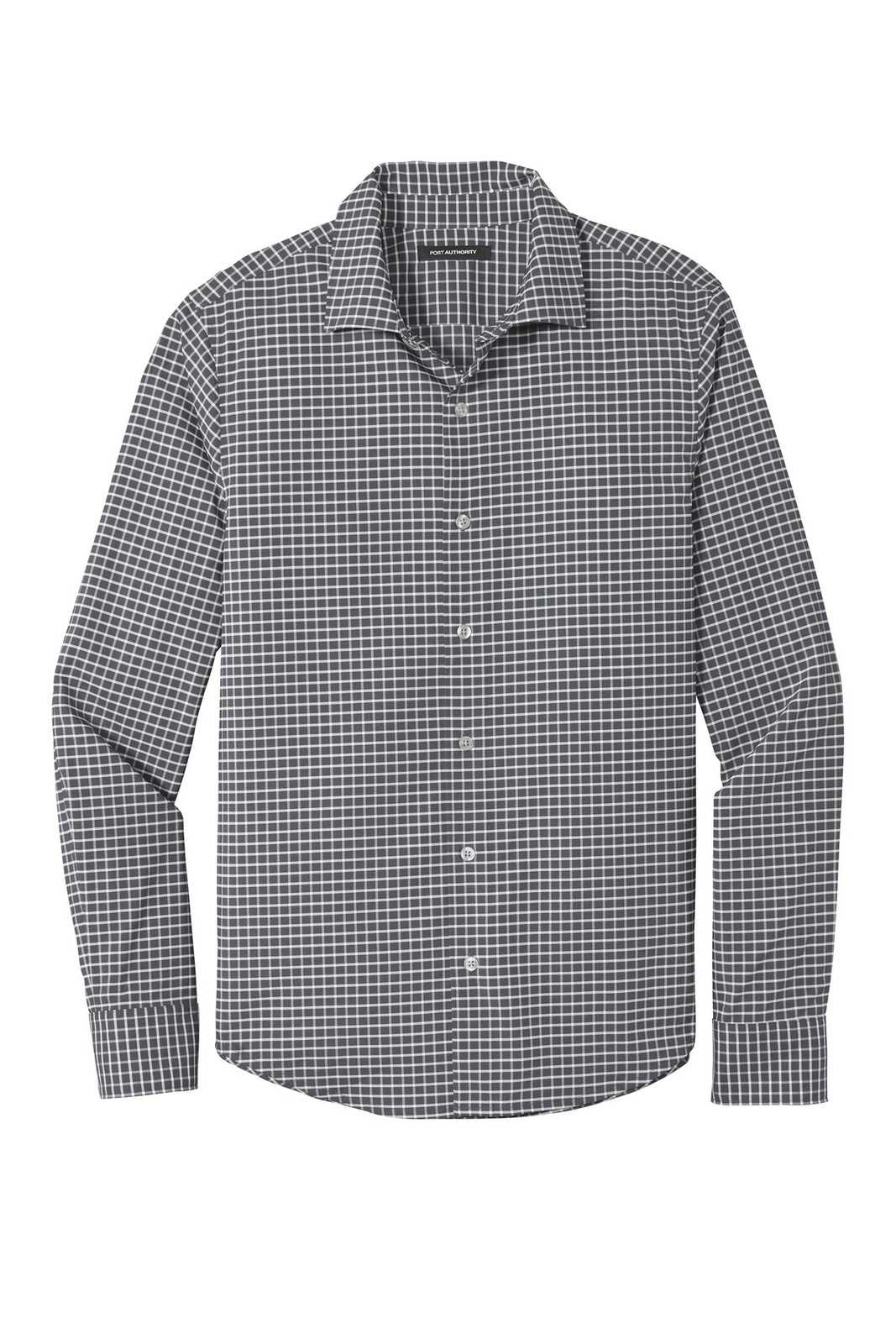 Port Authority W680 City Stretch Shirt - Graphite White - HIT a Double - 5