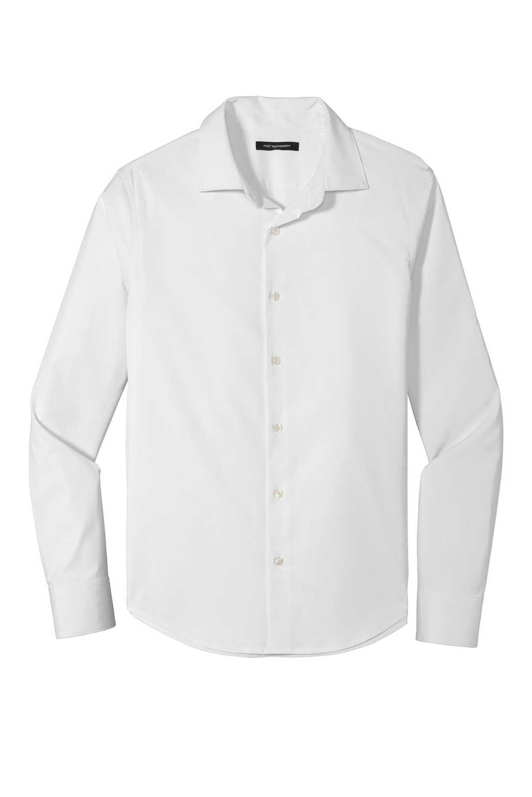 Port Authority W680 City Stretch Shirt - White - HIT a Double - 5
