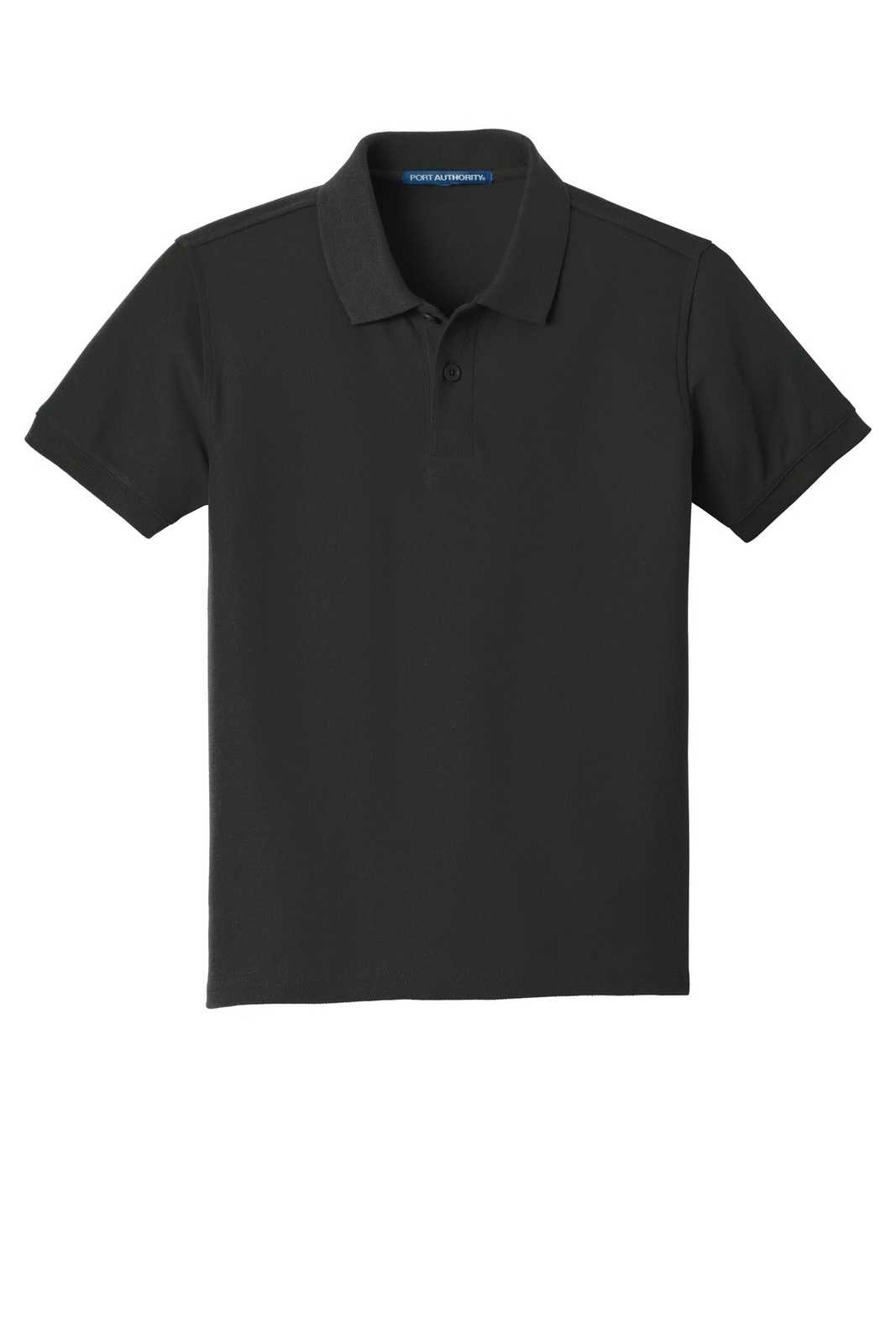 Port Authority Y100 Youth Core Classic Pique Polo - Deep Black - HIT a Double - 5