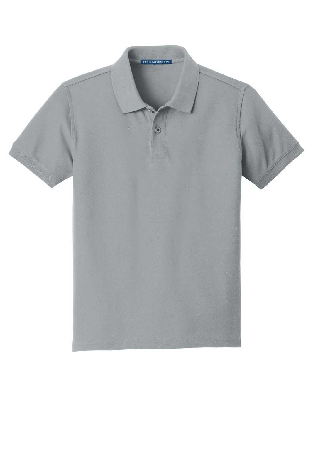 Port Authority Y100 Youth Core Classic Pique Polo - Gusty Gray - HIT a Double - 5