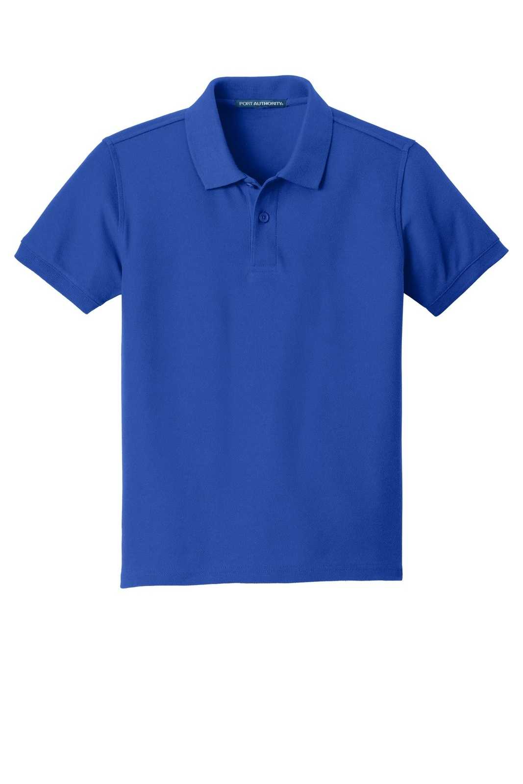 Port Authority Y100 Youth Core Classic Pique Polo - True Royal - HIT a Double - 5