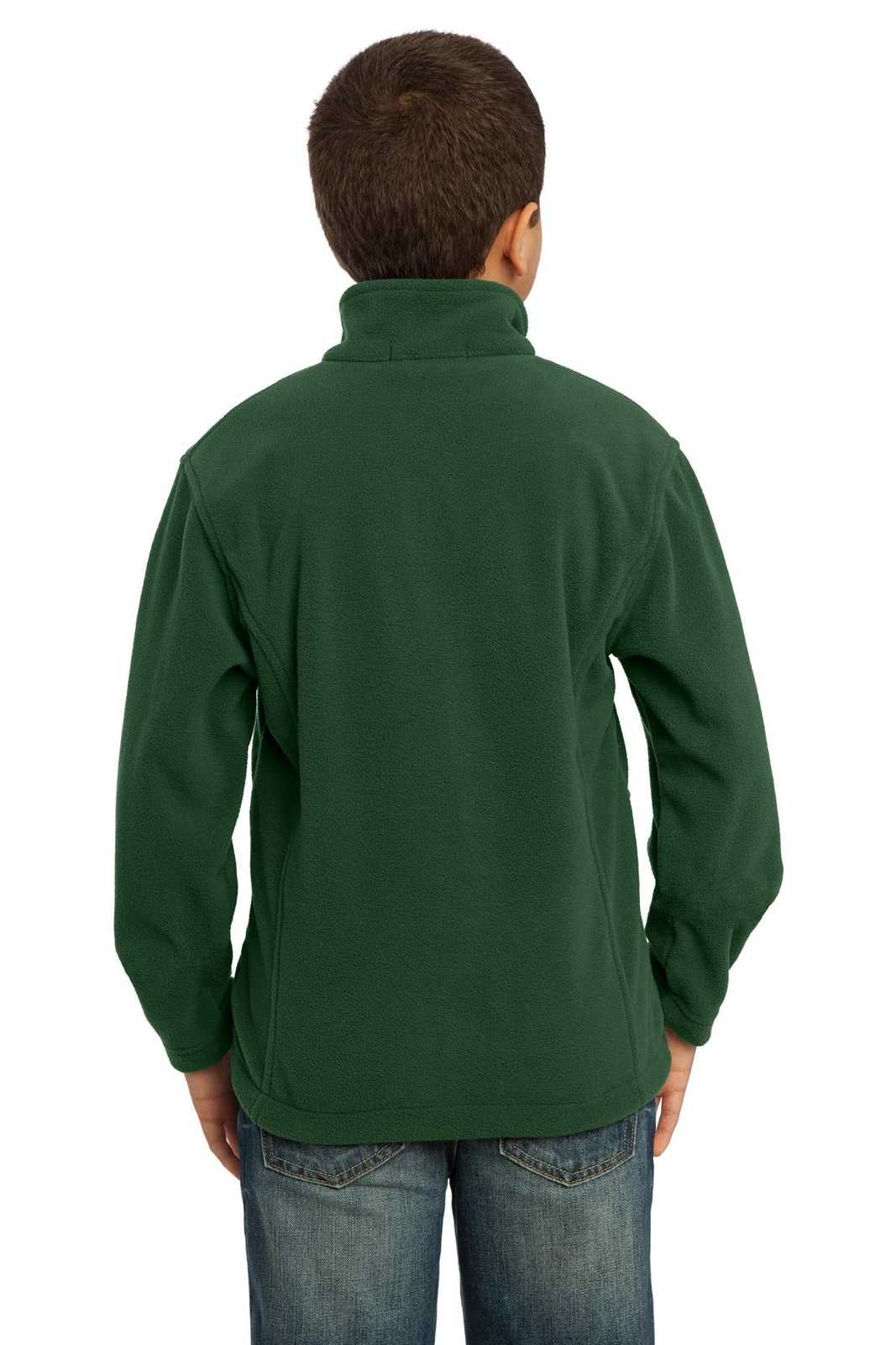 Port Authority Y217 Youth Value Fleece Jacket - Forest Green - HIT a Double - 2