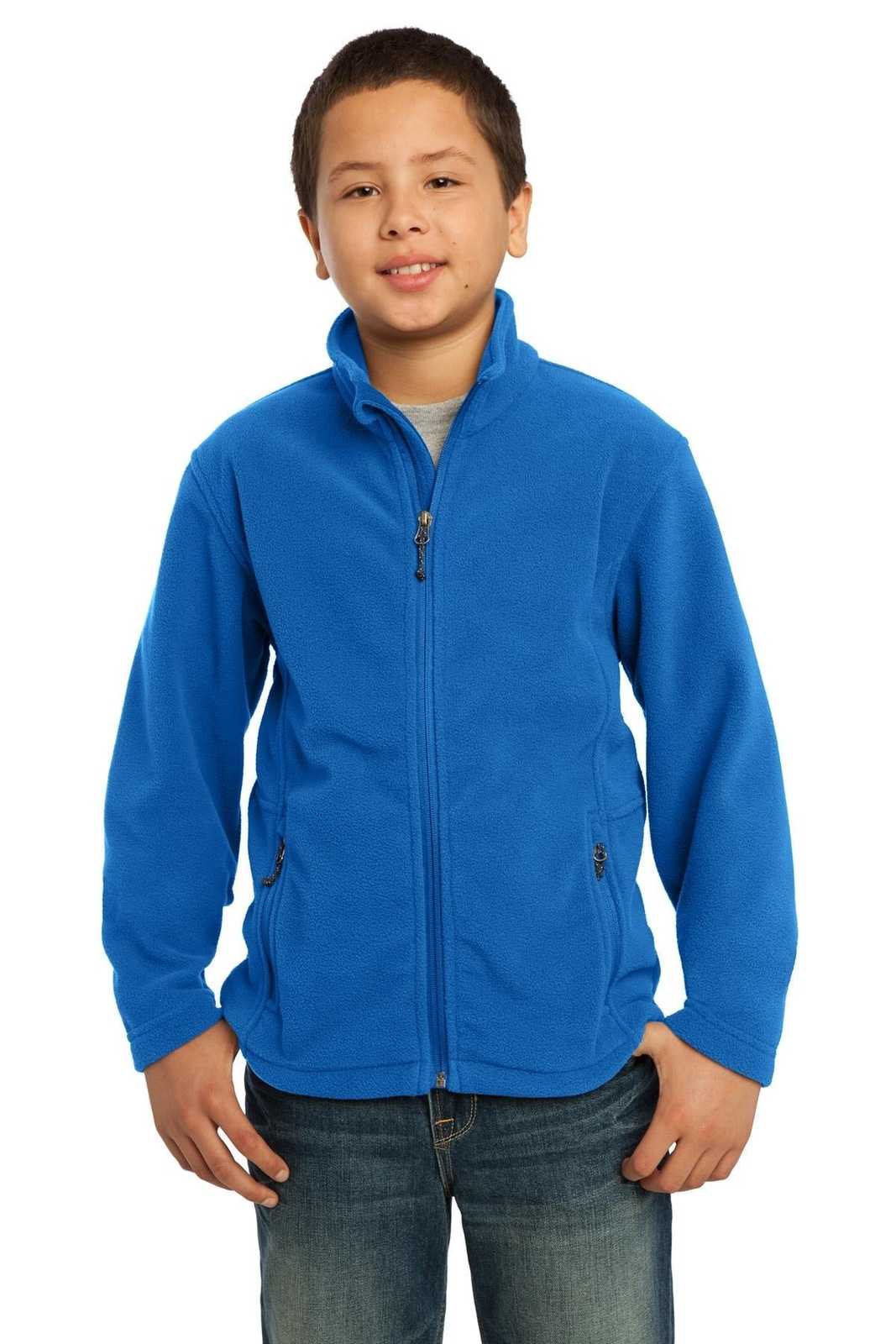 Port Authority Y217 Youth Value Fleece Jacket - True Royal - HIT a Double - 1